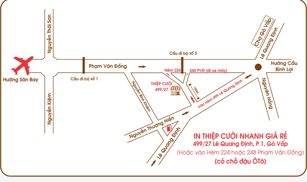 Sơ đồ đường đến văn phòng (ảnh tham khảo)