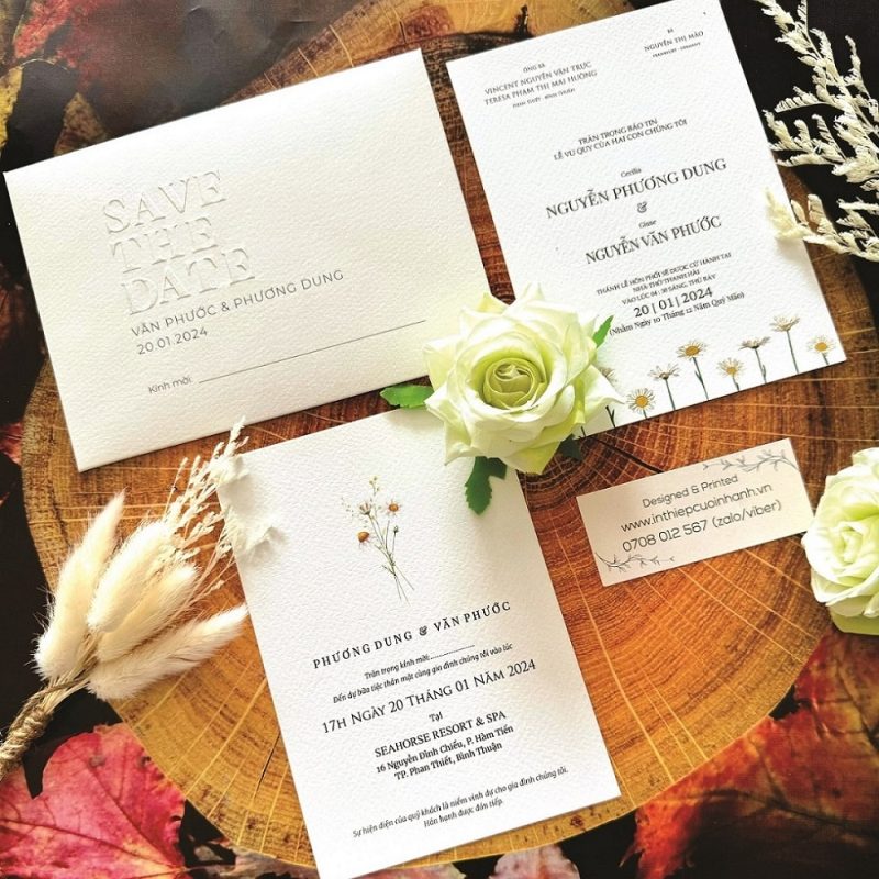 Thiệp Cưới D-518