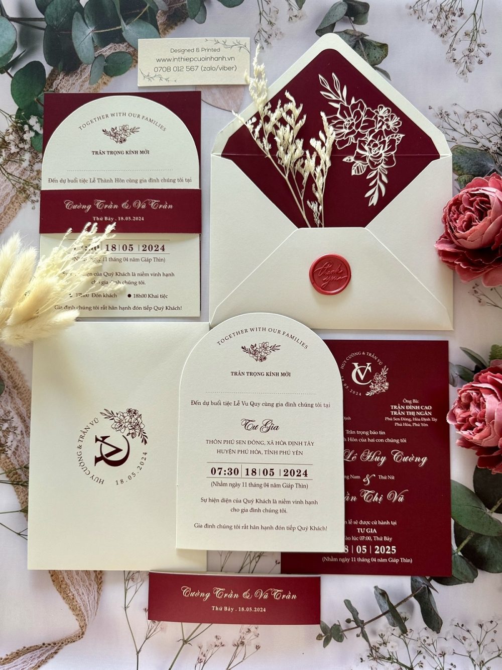 Thiệp Cưới D-508