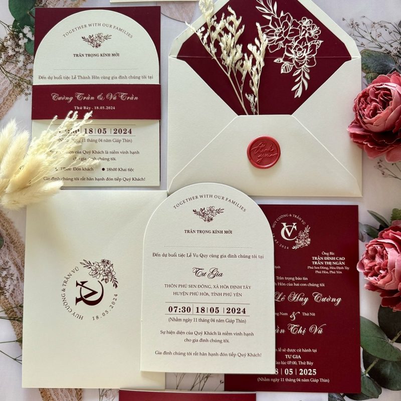 Thiệp Cưới D-508